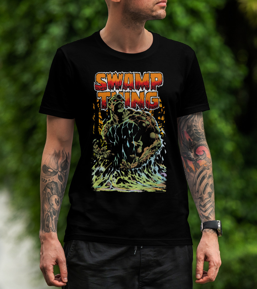 Justice League DC Swamp Thing Comic T-Shirt