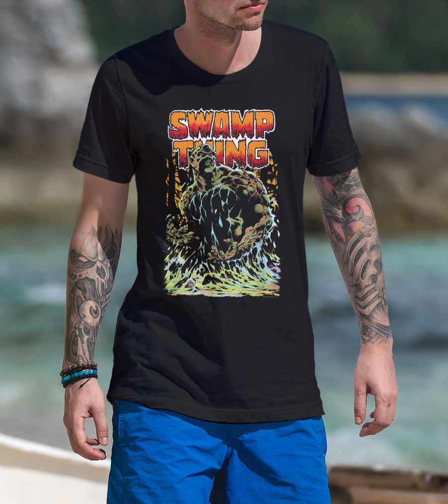 Justice League DC Swamp Thing Comic T-Shirt