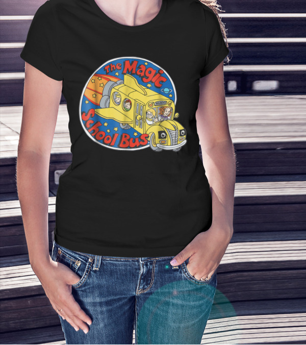 The Magic School Bus Wahoo Adventure Stars And Planets T-Shirt