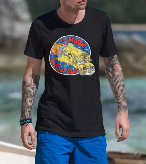 The Magic School Bus Wahoo Adventure Stars And Planets T-Shirt