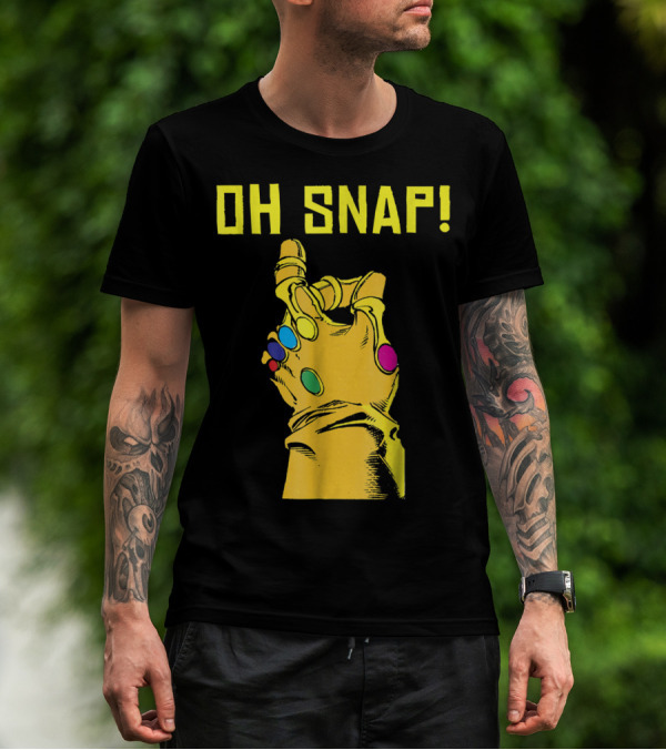Marvel Oh Snap Infinity Gauntlet Thanos T-Shirt