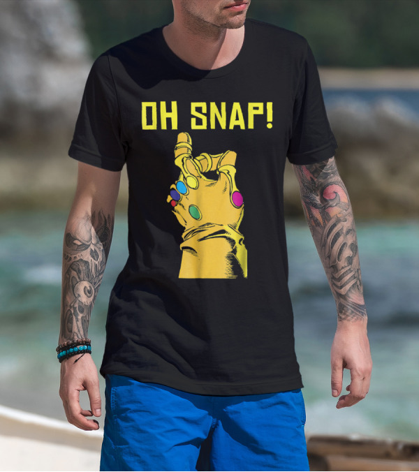 Marvel Oh Snap Infinity Gauntlet Thanos T-Shirt
