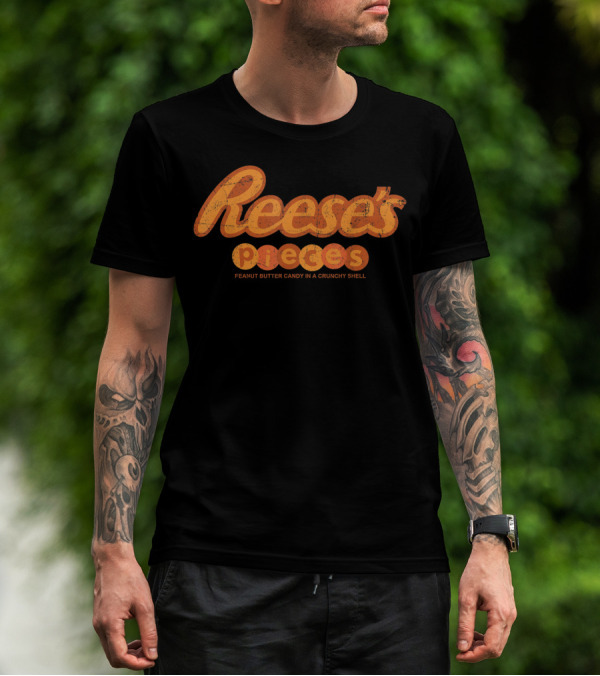 Reese's Pieces Peanut Butter Candy In A Crunchy Shell T-Shirt