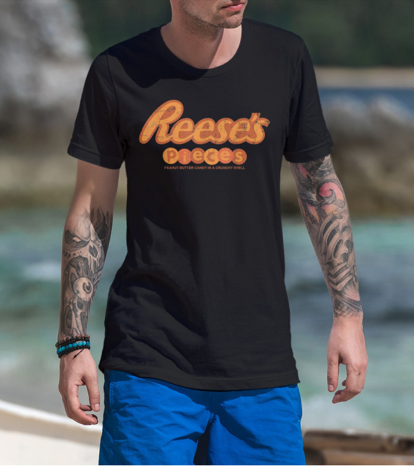 Reese's Pieces Peanut Butter Candy In A Crunchy Shell T-Shirt
