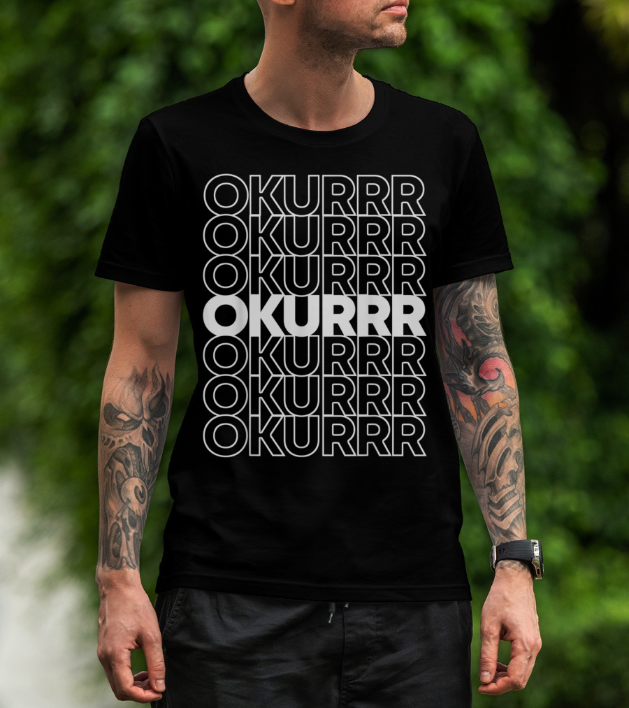 Retro Okurrr Repeating T-Shirt
