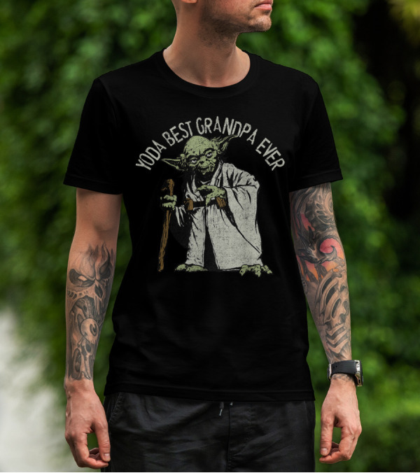 Star Wars Yoda Best Grandpa Ever T-Shirt