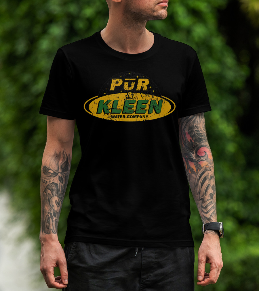 The Expanse Pur And Kleen Water Company Yellow And Green T-Shirt