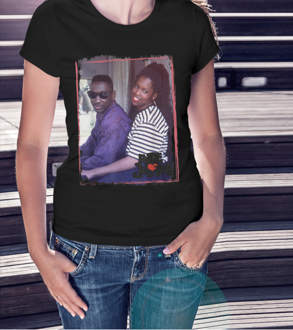 Poetic Justice Photograph With Iesha And Chicago Sitting Together T-Shirt