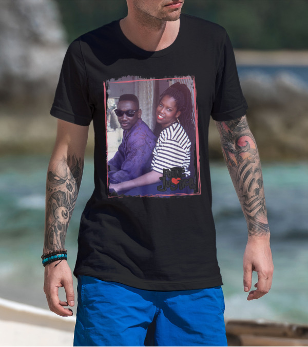 Poetic Justice Photograph With Iesha And Chicago Sitting Together T-Shirt