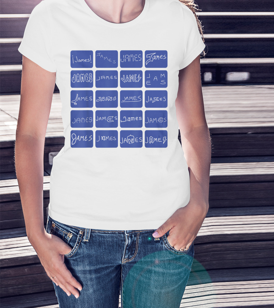 James Creative Typography Styles Collection T-Shirt