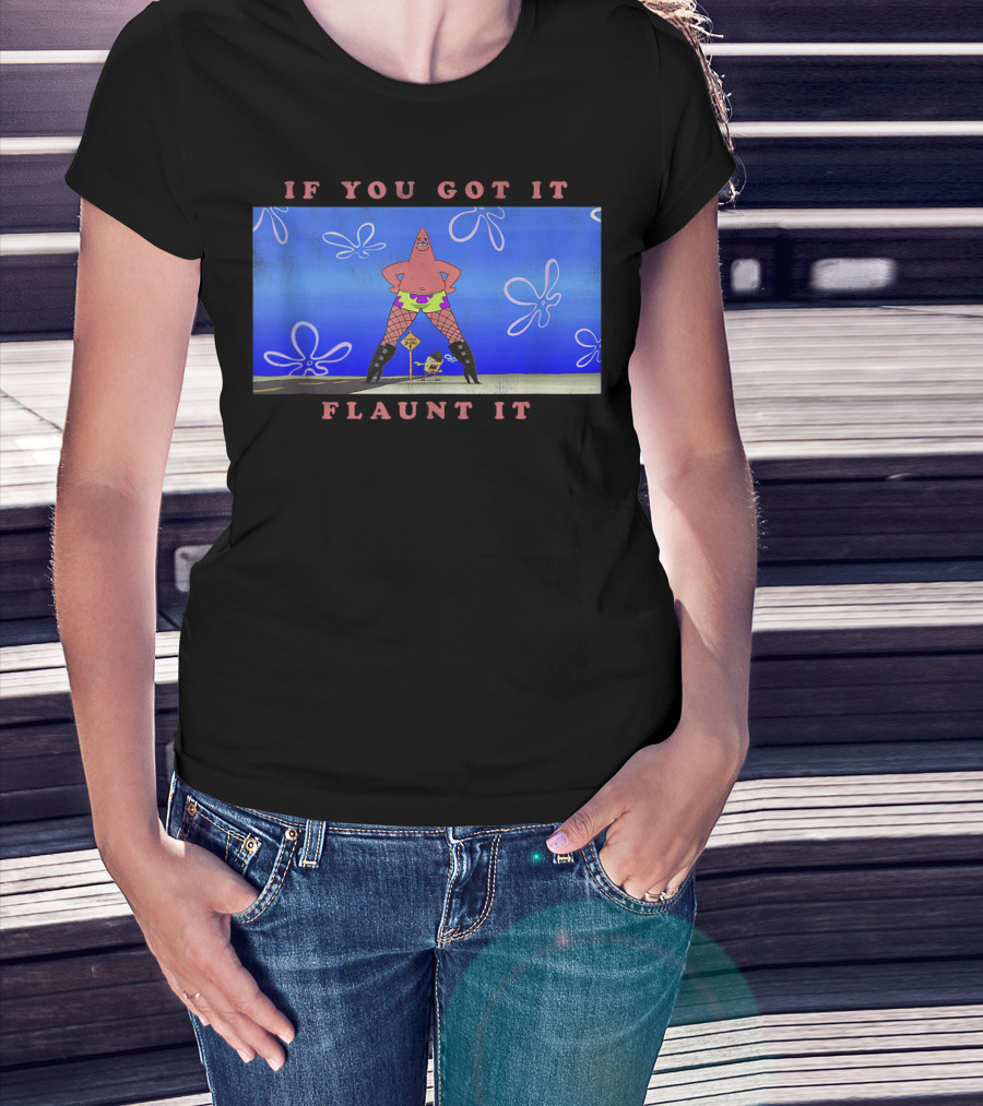 SpongeBob SquarePants Patrick Starfishnets If You Got It Flaunt It Tank T-Shirt