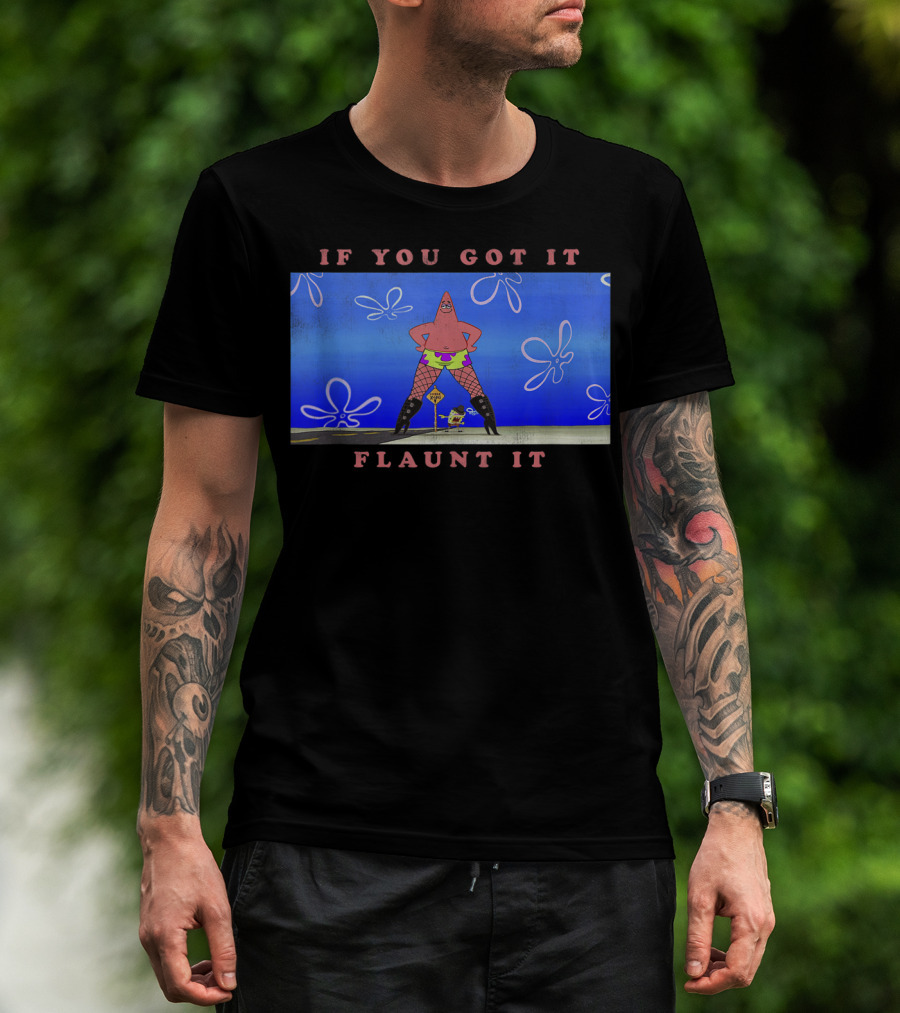 SpongeBob SquarePants Patrick Starfishnets If You Got It Flaunt It Tank T-Shirt