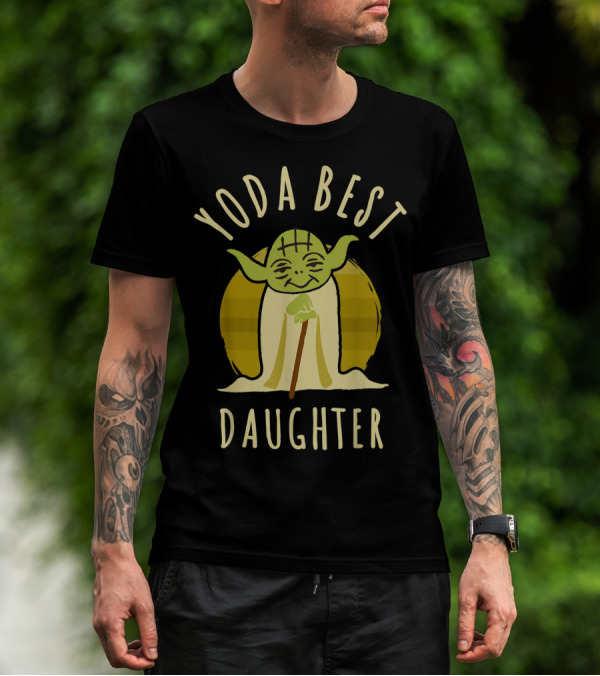 Yoda Best Daughter Cartoon Yoda Star Wars T-Shirt