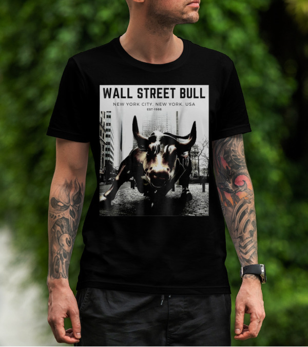 Wall Street Bull New York City EST-1986 T-Shirt