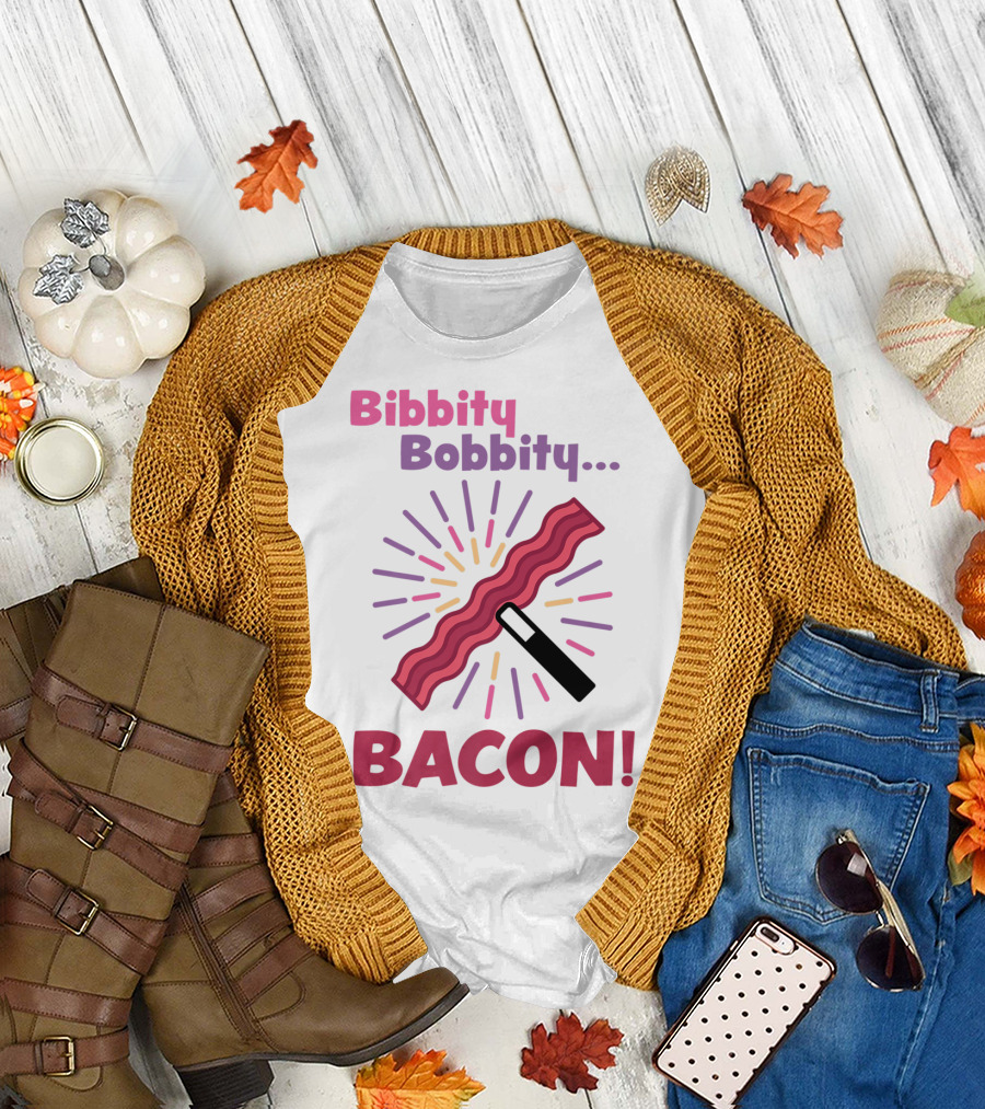 Bibbity Bobbity Bacon Wand Magic Explosion T-Shirt