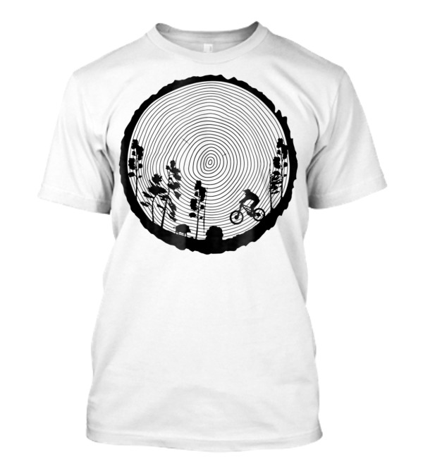 Mountain Bike MTB Downhill Wood Trail Singletrack Adventure T-Shirt