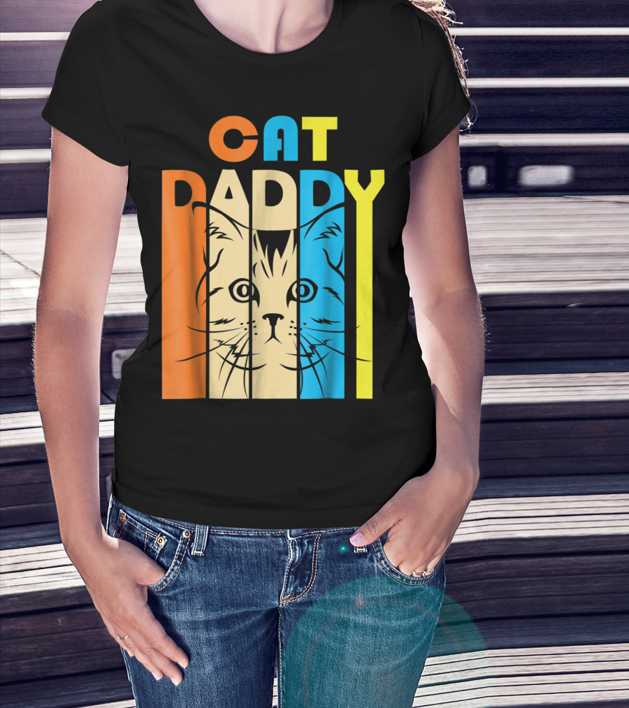 CAT DADDY Retro Vintage T-Shirt