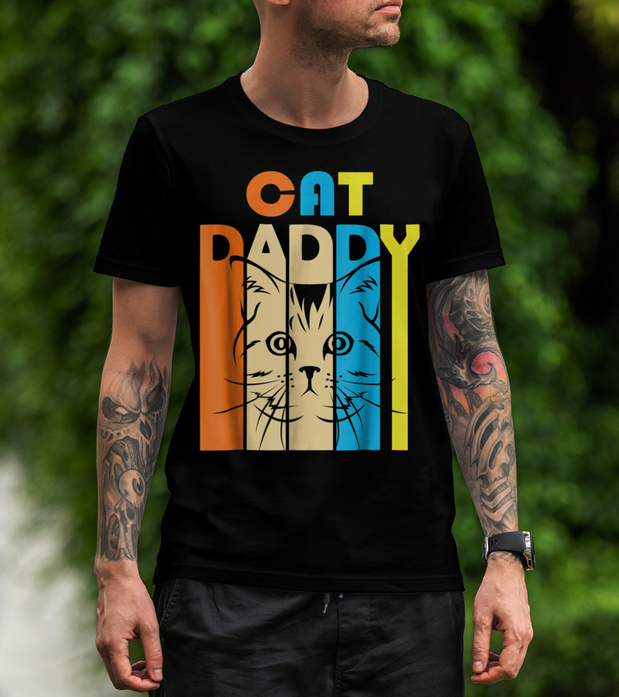 CAT DADDY Retro Vintage T-Shirt