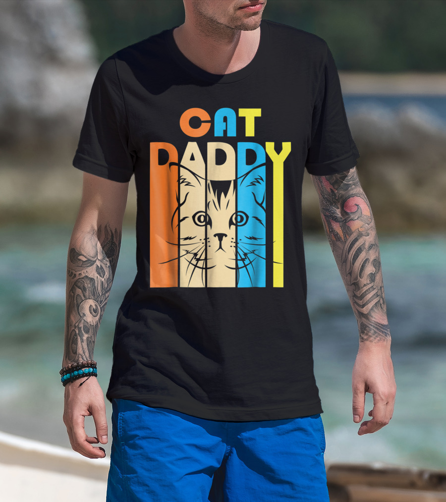 CAT DADDY Retro Vintage T-Shirt