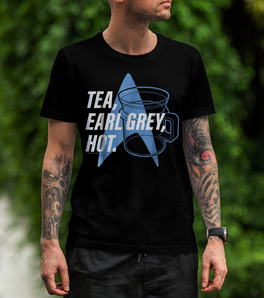 Star Trek Next Generation Tea Earl Grey Hot Vintage Logo Mug T-Shirt