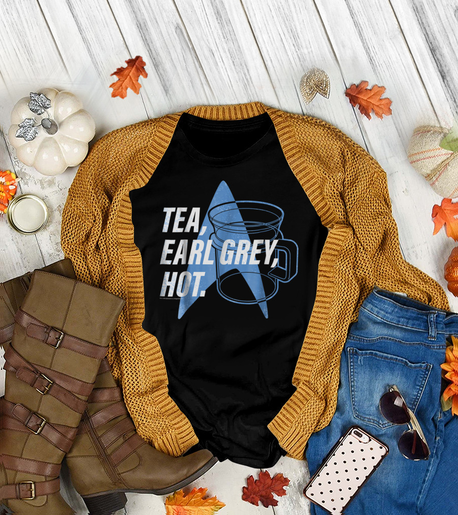 Star Trek Next Generation Tea Earl Grey Hot Vintage Logo Mug T-Shirt