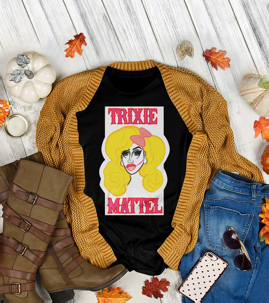 Trixie Mattel Drag Merch Skinny Legend Bow T-Shirt