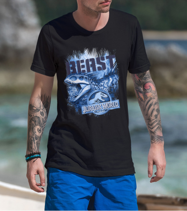 Jurassic World Beast Dinosaur Palms T-Shirt