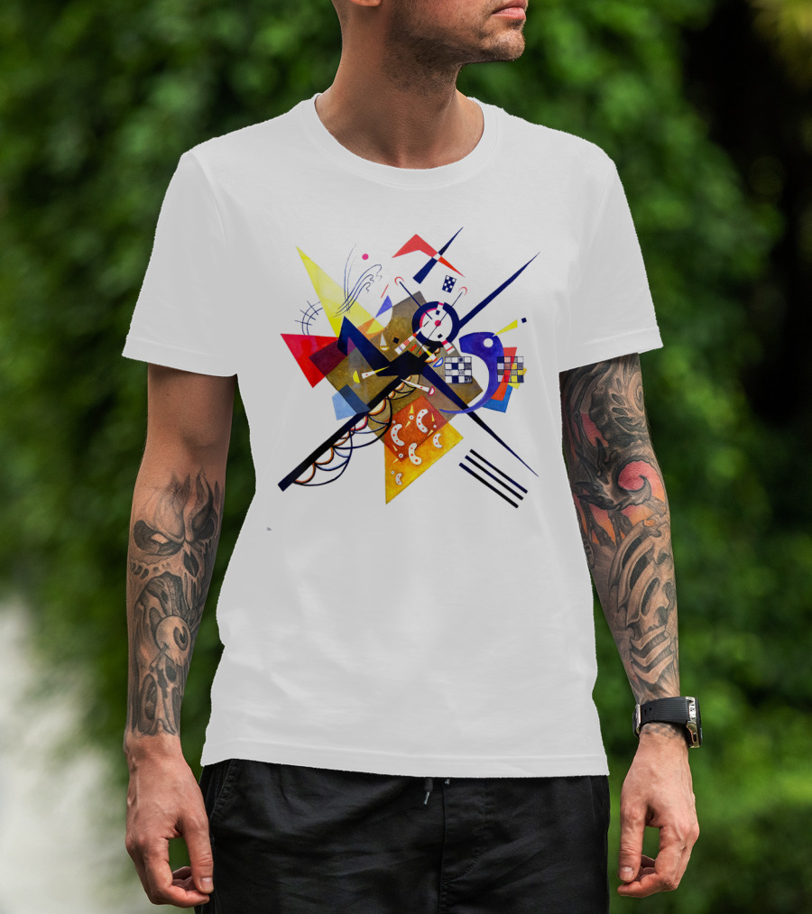 Kandinsky On White Ii 1923 Geometric Abstract Composition T-Shirt