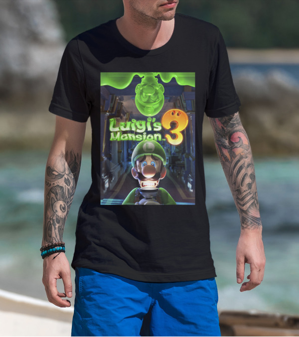 Luigi's Mansion 3 Luigi Ghostly Adventure T-Shirt
