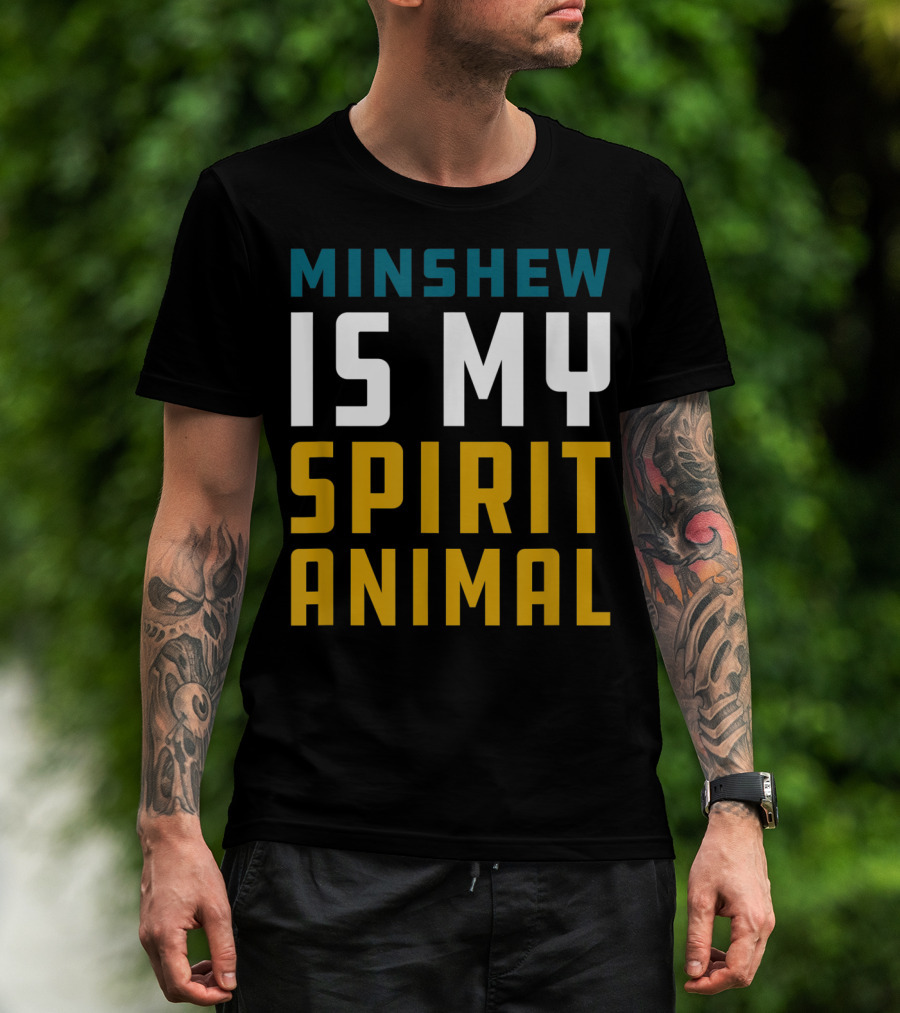 Minshew Is My Spirit Animal Mens Shirt Sports T-Shirt