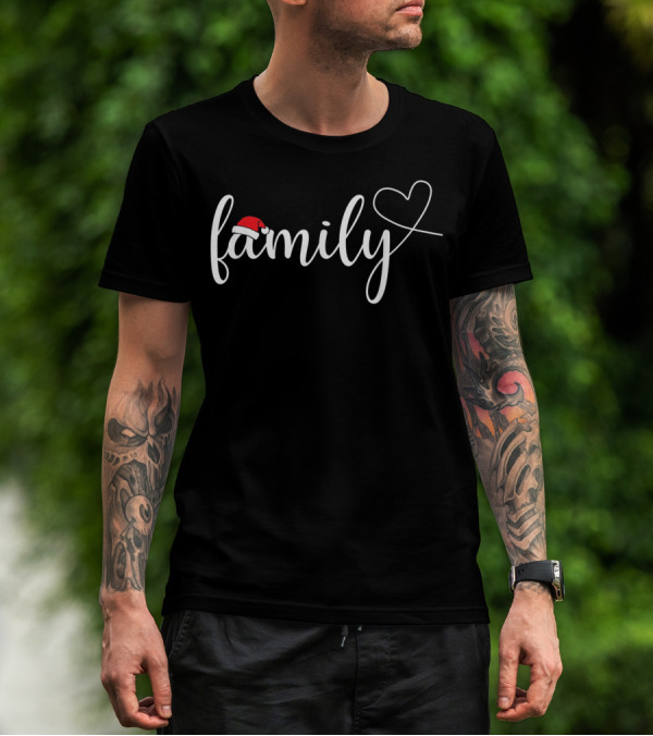 Family Merry Christmas Santa Lover Xmas Party T-Shirt