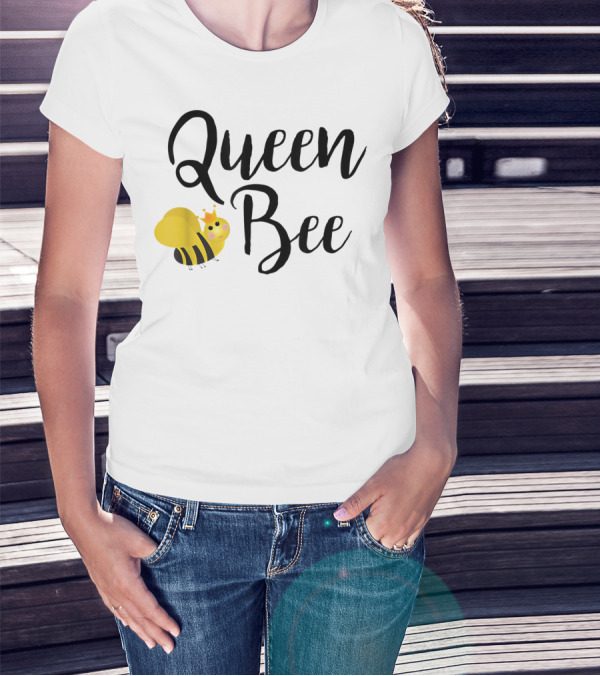 Queen Bee Cute Beekeeping Fun Beehive T-Shirt