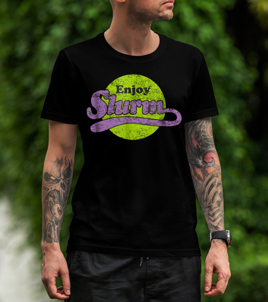 Enjoy Slurm Retro Futurama T-Shirt