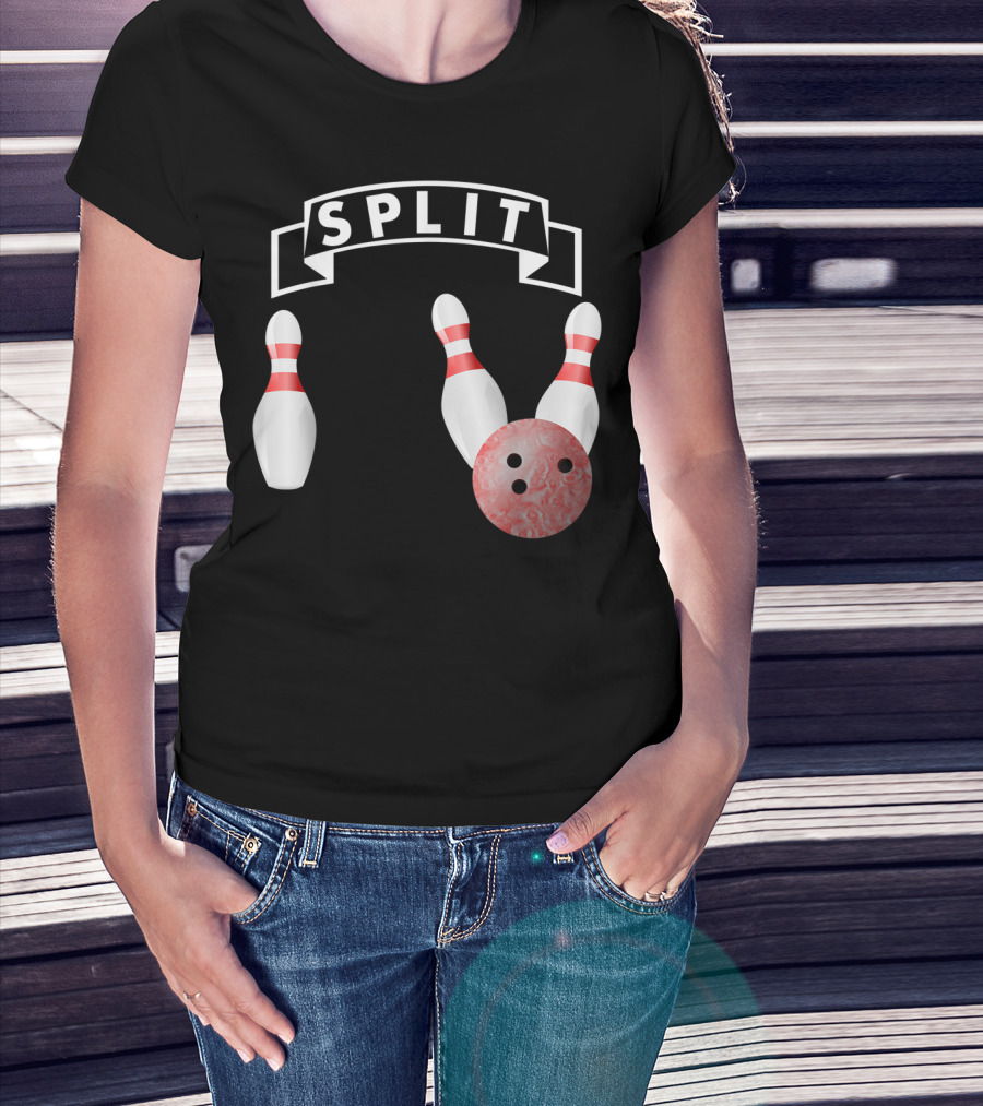 Split Tenpin Bowling T-Shirt