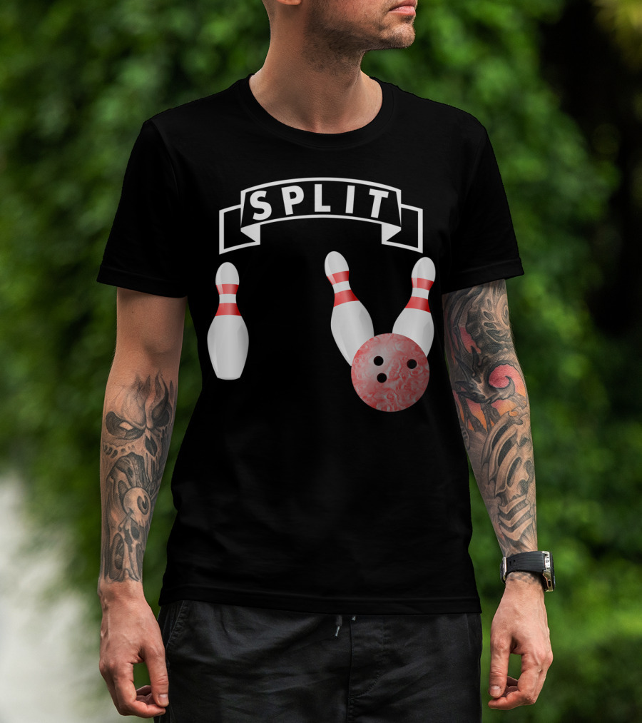 Split Tenpin Bowling T-Shirt