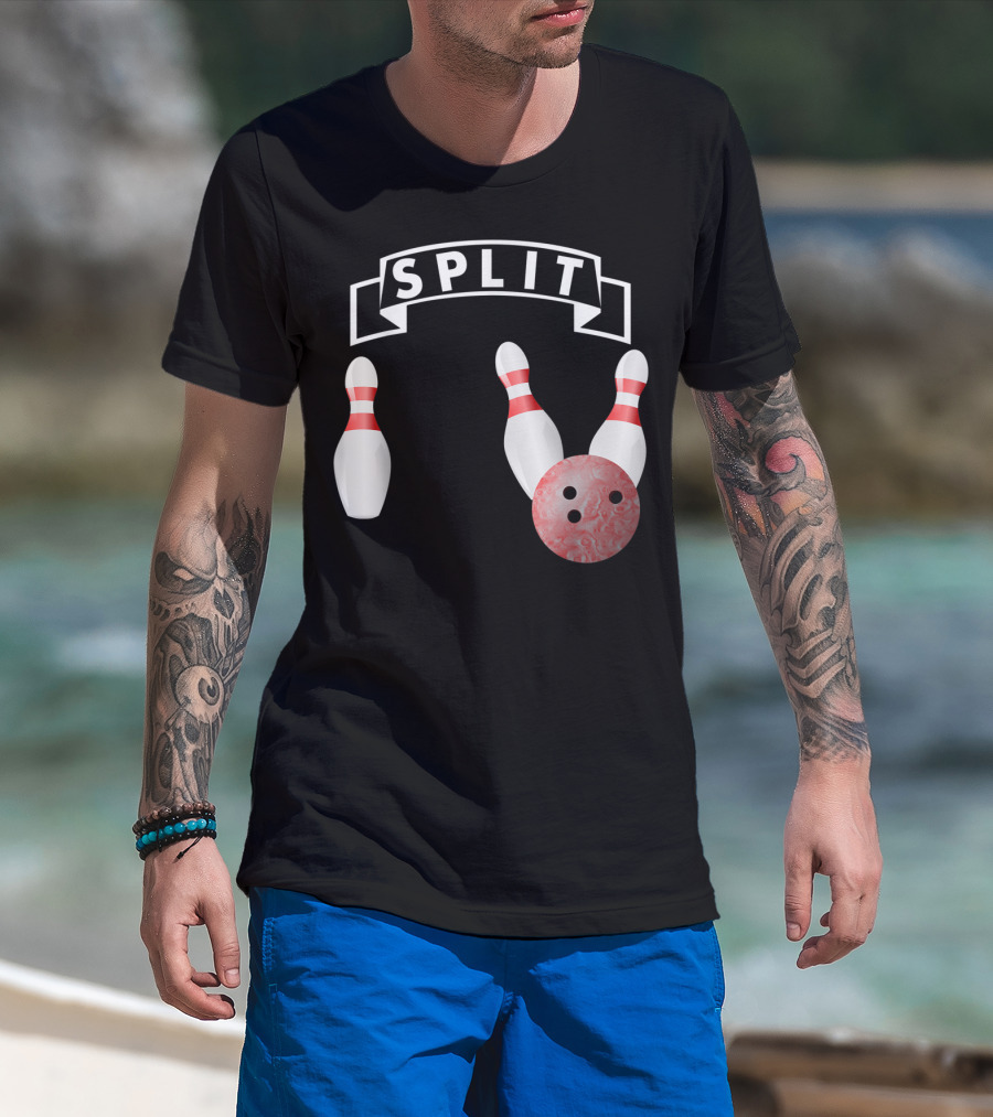 Split Tenpin Bowling T-Shirt