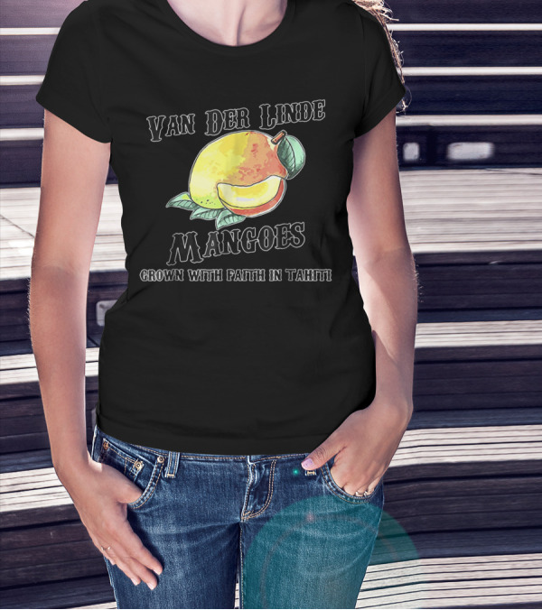 Van Der Linde Mangoes Grown With Faith In Tahiti Rdr2 Style Gaming T-Shirt