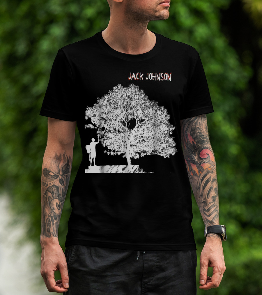 Jack Johnson Silhouette Under Tree T-Shirt