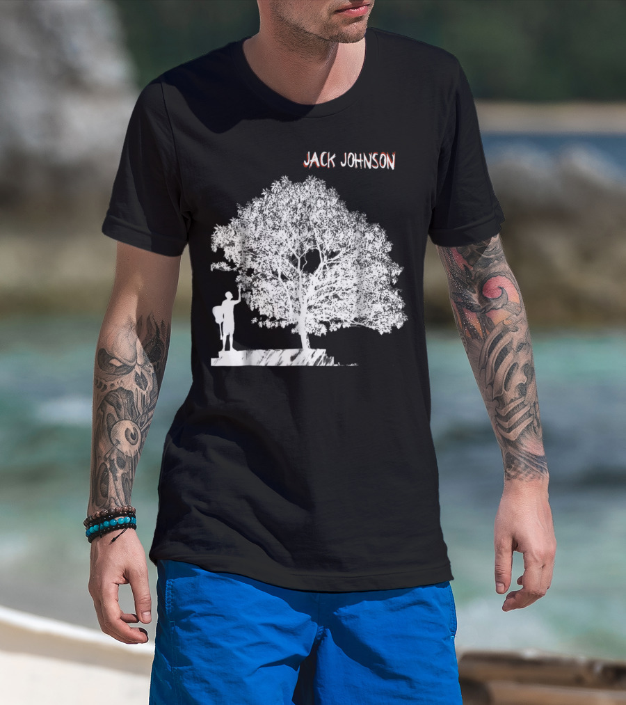 Jack Johnson Silhouette Under Tree T-Shirt