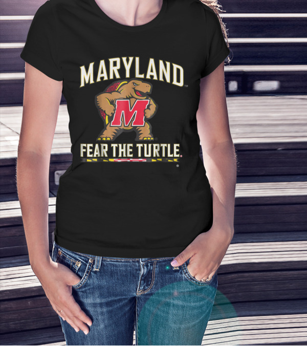 Maryland Terrapins Fear The Turtle University Of Maryland Terps T-Shirt