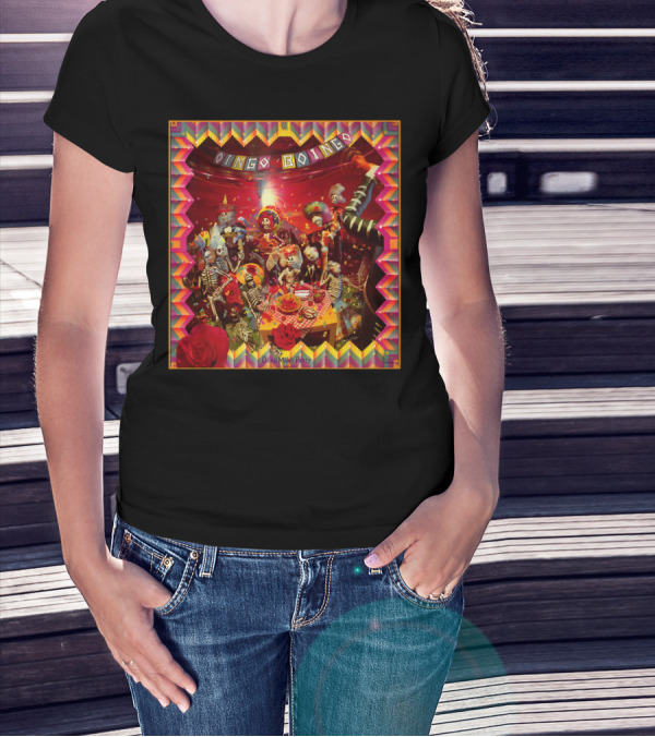 Oingo Boingo Dead Man's Party Skeleton Festival Bühne T-Shirt