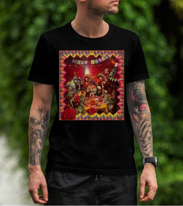 Oingo Boingo Dead Man's Party Skeleton Festival Bühne T-Shirt