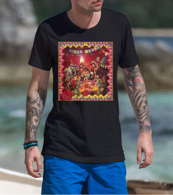 Oingo Boingo Dead Man's Party Skeleton Festival Bühne T-Shirt