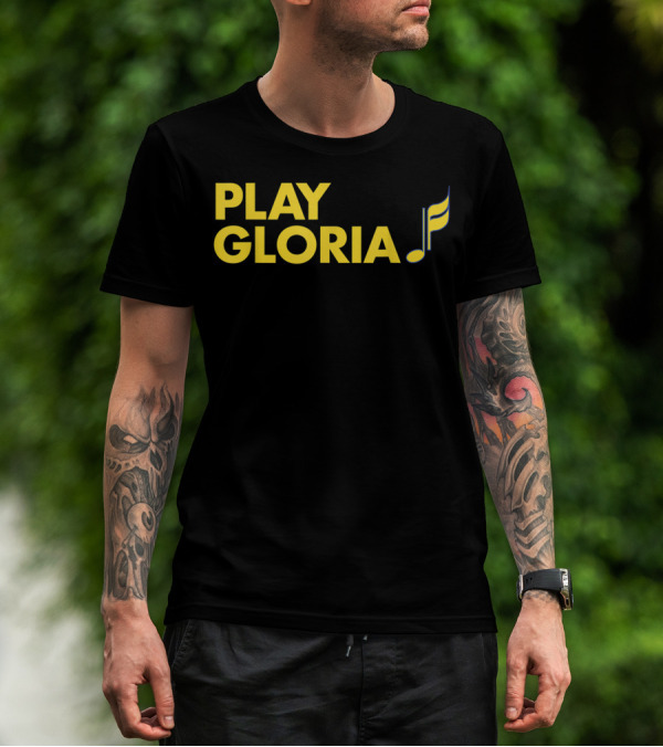 Play Gloria St. Louis Hockey Song T-Shirt