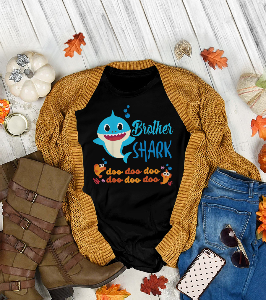 Brother Shark Doo Doo Doo Kids Baby Shark T-Shirt
