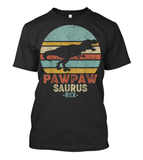 PawPawSaurus Rex Dinosaur Vintage Mens T-Shirt
