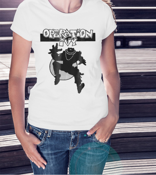 Operation Ivy Ska Man Logo Merch T-Shirt