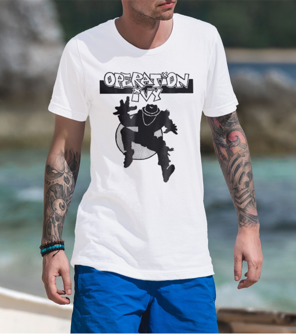 Operation Ivy Ska Man Logo Merch T-Shirt