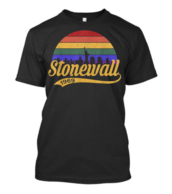 Stonewall 1969 Rainbow Pride Skyline T-Shirt