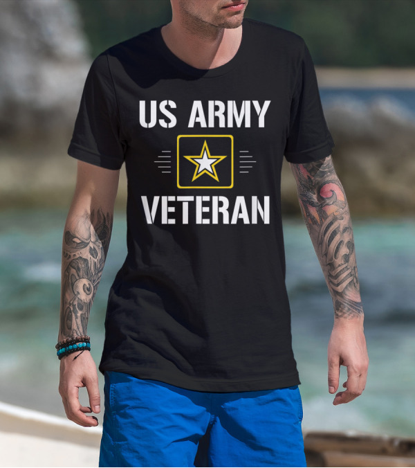 US Army Veteran Star Emblem T-Shirt